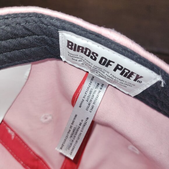 Harley Quinn Birds of Prey Pink Cap New with Tags - Picture 11 of 13